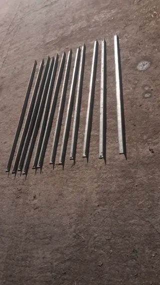 Barras de metal galvanizado