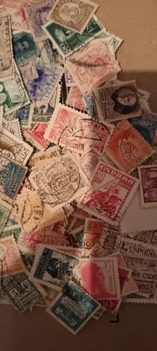 200 Sellos Antiguos España Usados Sin Repetir