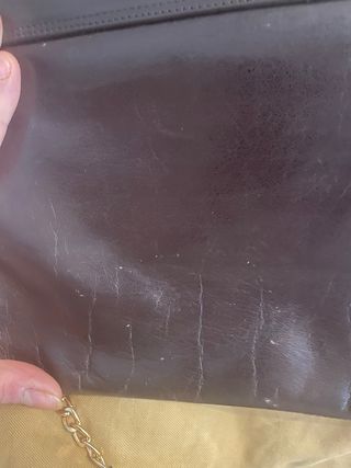 Borsa vintage in vera pelle