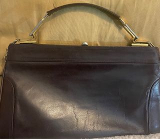Borsa vintage in vera pelle