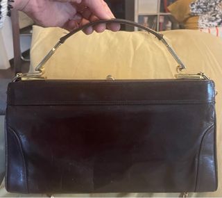 Borsa vintage in vera pelle