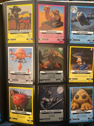 Set Completo Comuni Skifidol Italian Brainrot