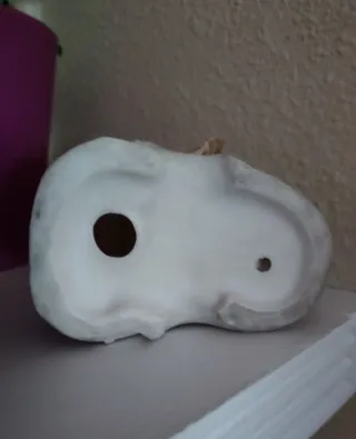 Figura cerámica vintage anciana