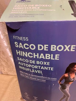 Saco boxeo hinchable CRANE autoportante