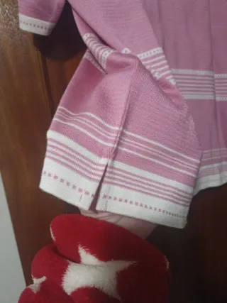 Jersey mujer manga corta rayas