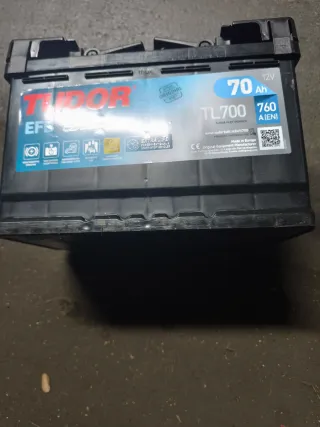 Batería Tudor 70 Ah EFB sin usar