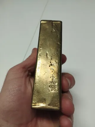 Posacartas/servilletero vintage bronce