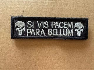Patch Si Vis Pacem Para Bellum Teschio