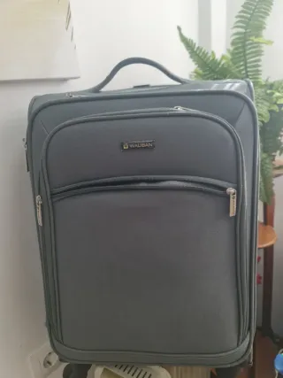 Maleta de viaje gris Wauban