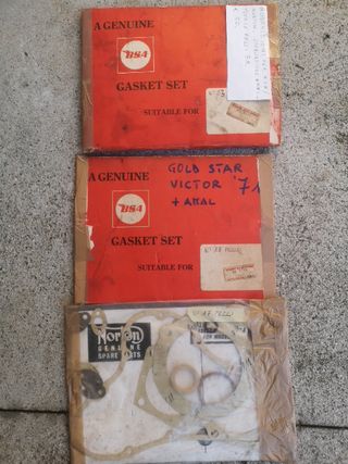 Kit Guarnizioni moto epoca BSA, NORTON, TRIUMPH
