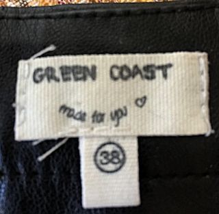 Falda pantalón efecto piel Green Coast