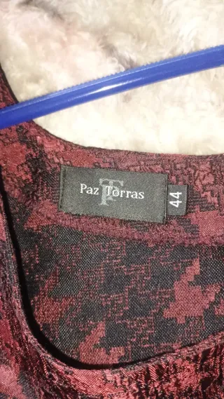 Blusa Paz Torras Cuello Cuadrado