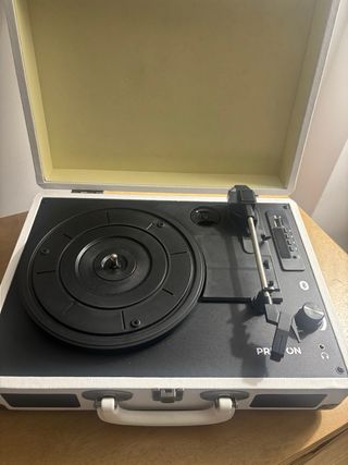Tocadiscos Maletín Prixton VC400 Blanco
