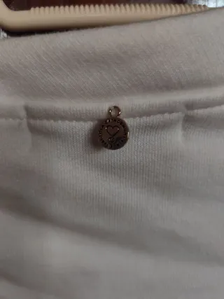 Sudadera Lola Casademunt Blanca con Leopardo