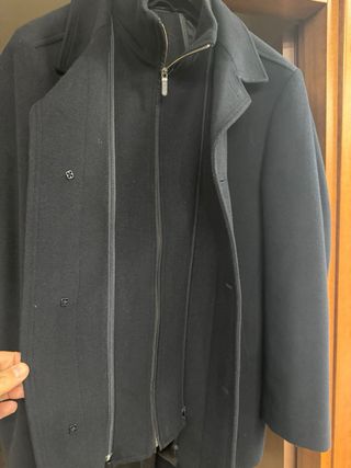 Cappotto corto blu taglia 6XL