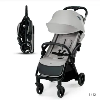 Carro de paseo plegable gris