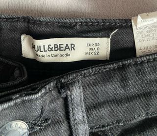 Pantalones vaqueros negros Pull&Bear