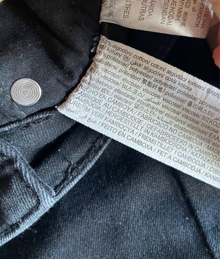 Pantalones vaqueros negros Pull&Bear