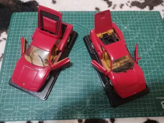 Lote 2 maquetas coches Ferrari