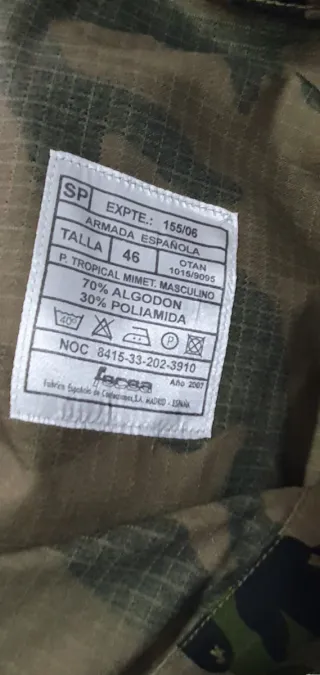 Pantalón corto militar camuflaje