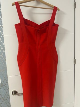 Vestido rojo tirantes talla L