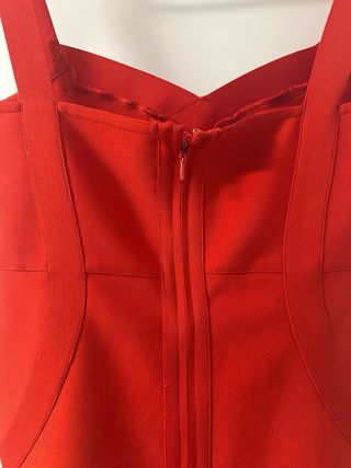 Vestido rojo tirantes talla L