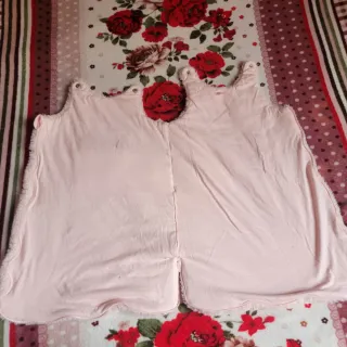 Saco de dormir rosa oso