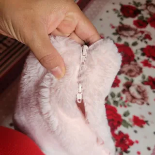 Saco de dormir rosa oso