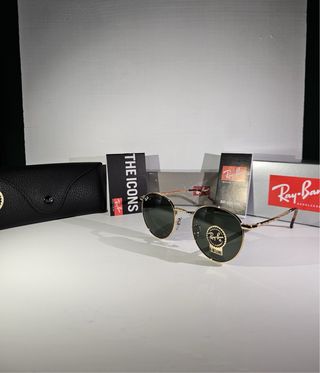 Occhiali Ray-Ban New Round Metal Oro/Verde