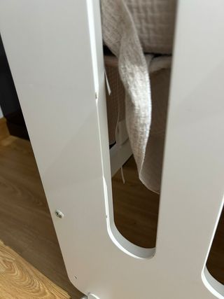 Cuna blanca Mi Cuna con osito