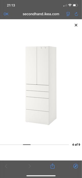 Armario SMASTAD Ikea Blanco