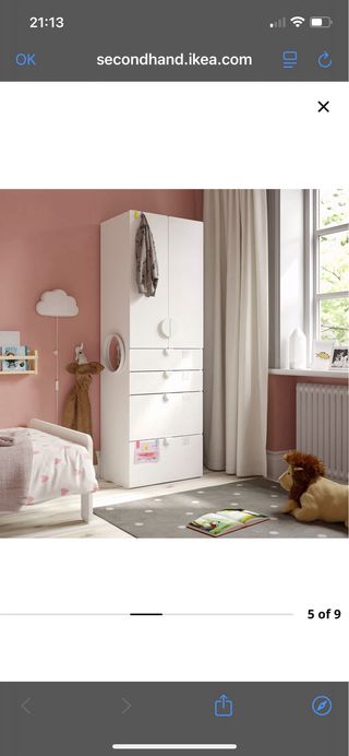 Armario SMASTAD Ikea Blanco