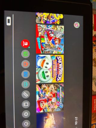 Nintendo Switch con 6 juegos