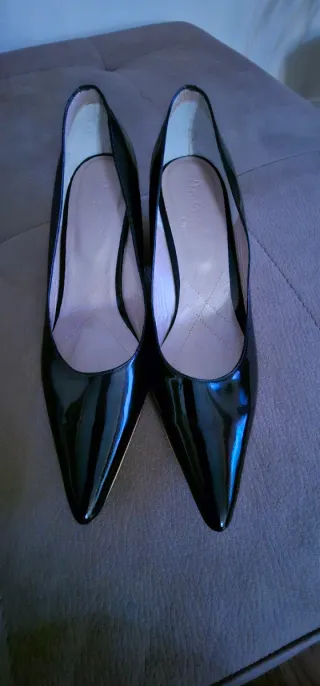 Zapatos de tacón negros talla 40