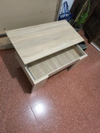 Mesa de centro salón elevable madera