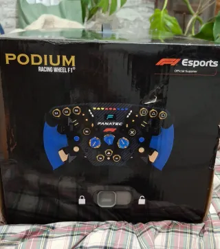 Fanatec Podium DD1 F1 Volante y Base