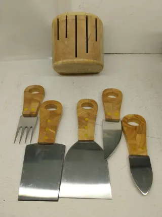 Set coltelli da formaggio legno