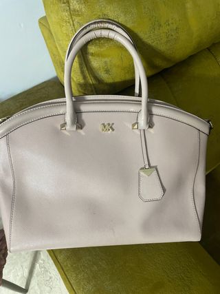 Bolso Michael Kors Rosa y Dorado