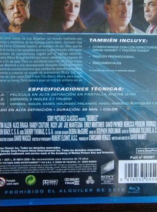 Cinturón Rojo blu-ray