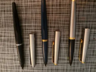 3 penne Parker anni '80