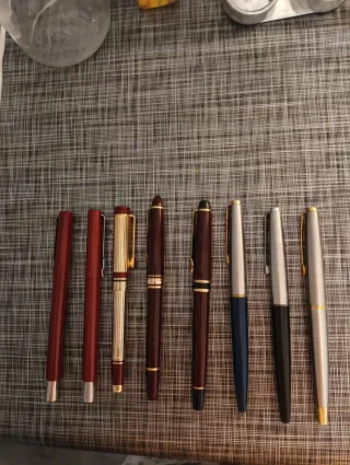 3 penne Parker anni '80