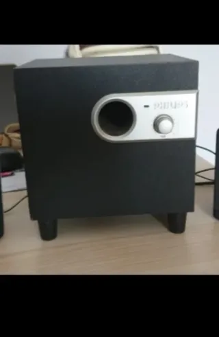 Subwoofer Philips SPA 2310 Negro/Plata