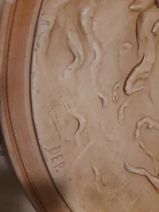 Antico bassorilievo in gesso