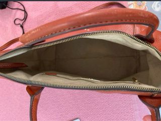 Bolso Purificación García Marrón Naranja