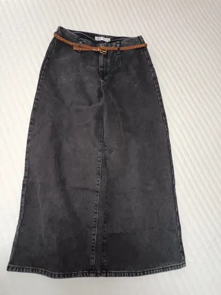 Pantalón vaquero Zara gris talla 40