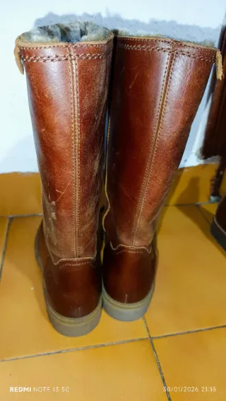 Botas de mujer marrones forradas