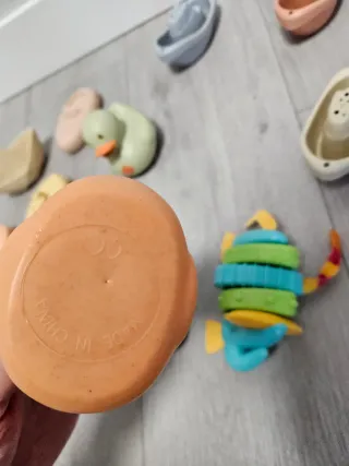 Lote Juguetes Baño Barcos y Patos