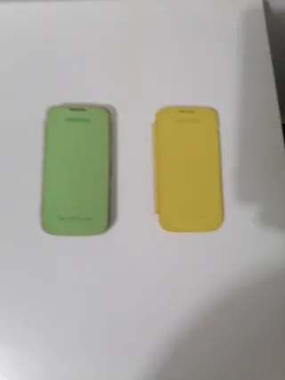 Samsung Galaxy S4 mini Azul + Fundas Amarillas