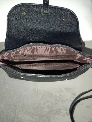 Pochette vera pelle nera