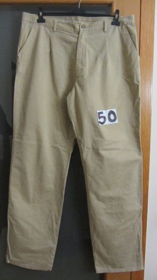 Pantalónes vaqueros, talla, 50, polo y camisa